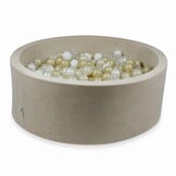 Ballenbak - beige, multicolour - 110x40cm - rond - 500 ballen