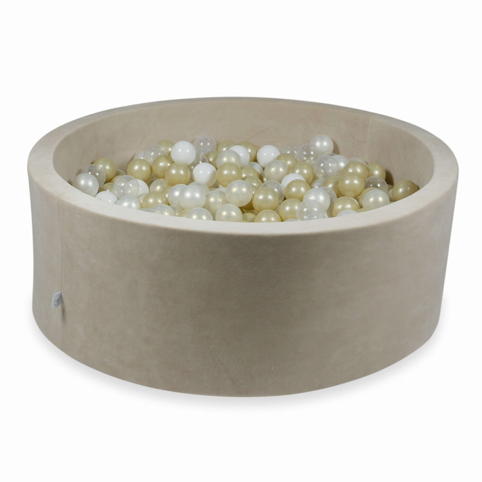 Ballenbak - beige, multicolour - 110x40cm - rond - 500 ballen