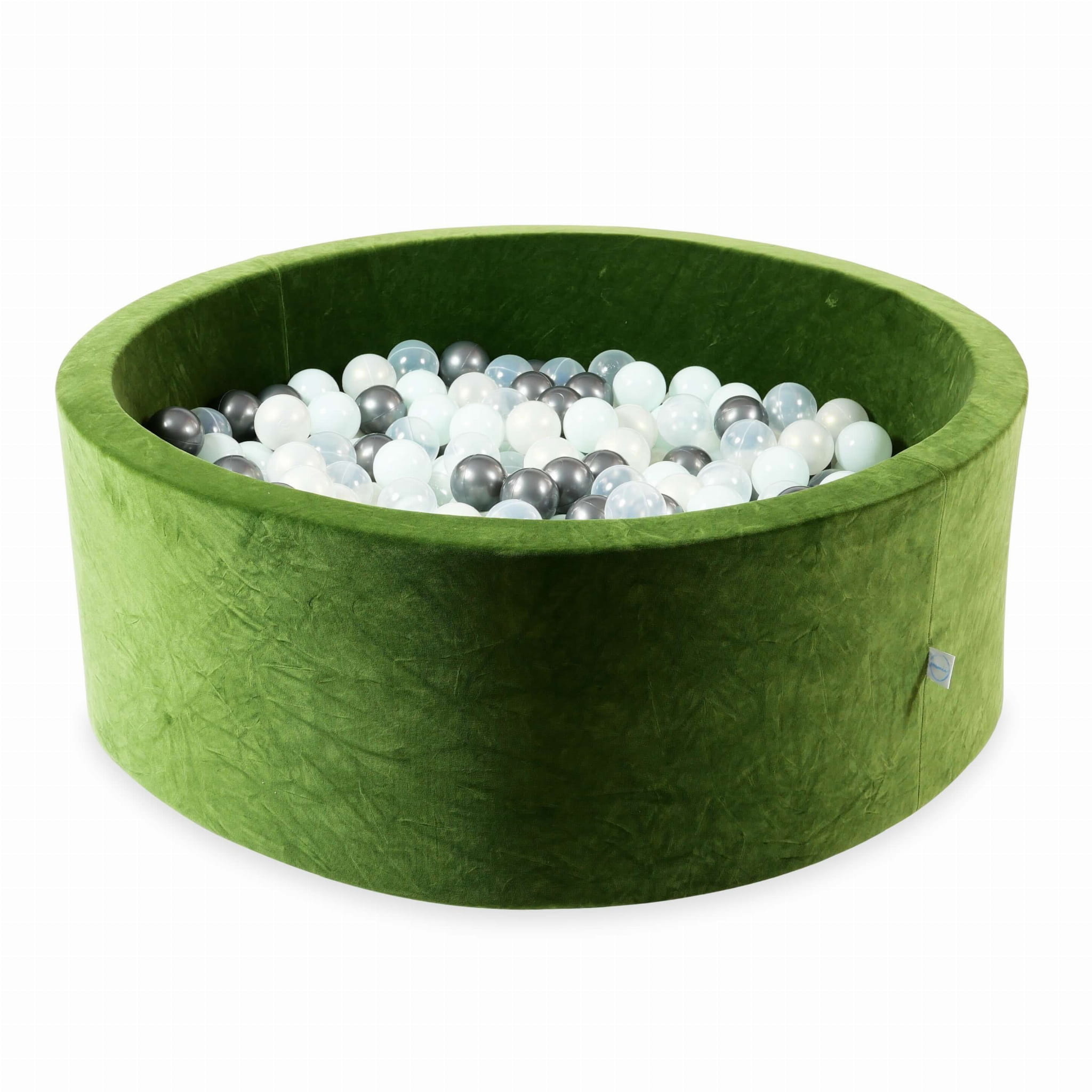 Ballenbak - 110x40cm - rond - 500 ballen - groen, multicolour