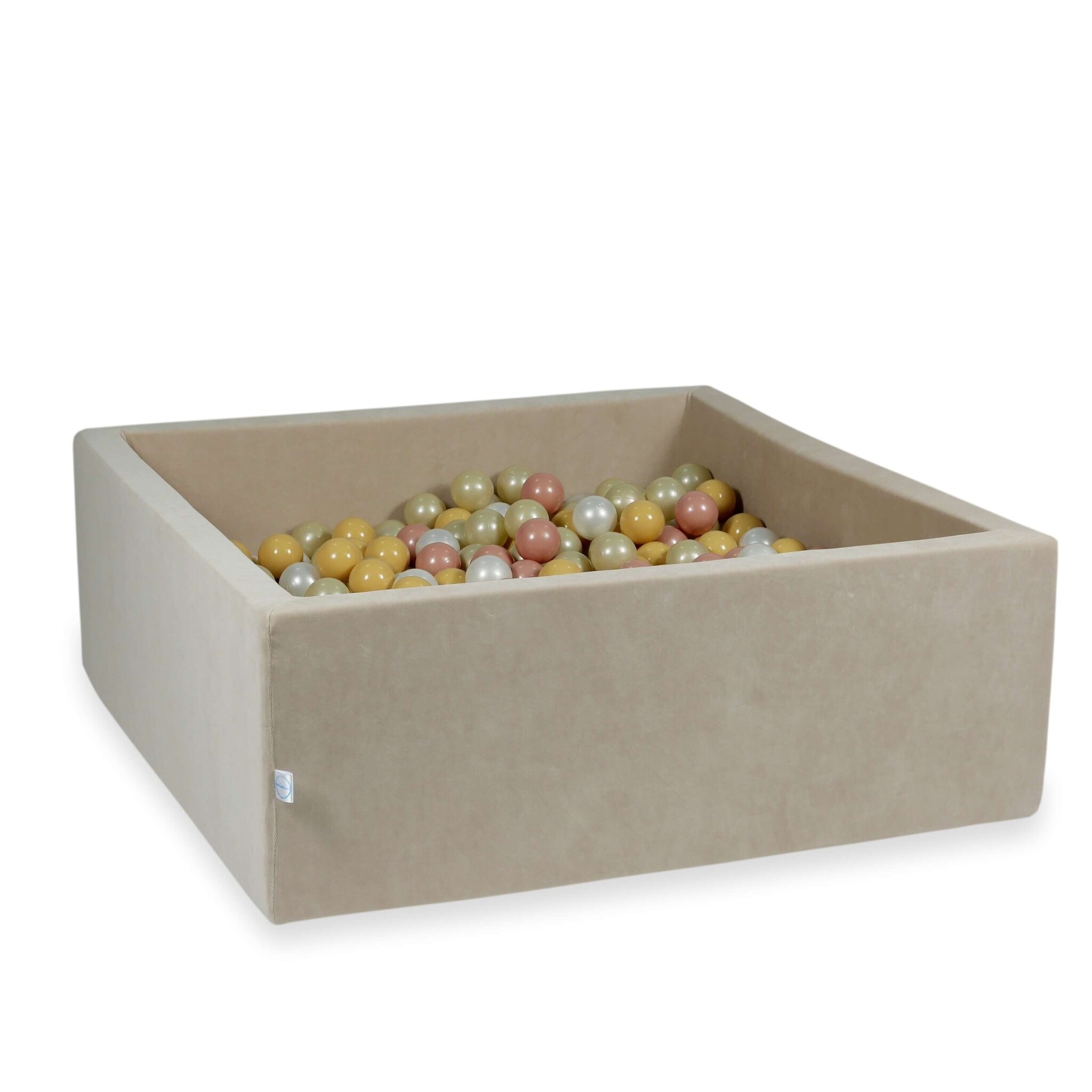 Ballenbak - beige - 600 ballen - vierkant  - 110x110X40cm