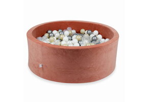 Ballenbak - rond - terra, multicolour - 500 ballen - 110x40cm