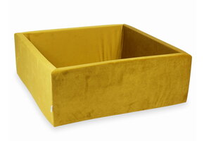 Ballenbak - goud - 110x110x40cm - vierkant - zonder ballen