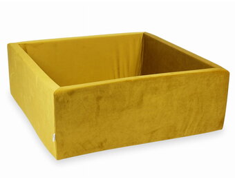 Ballenbak - goud - 110x110x40cm - vierkant - zonder ballen