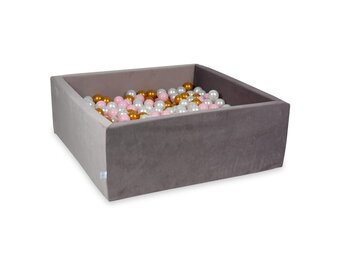 Ballenbak - 600 ballen - vierkant - 110x110x40 cm - lila