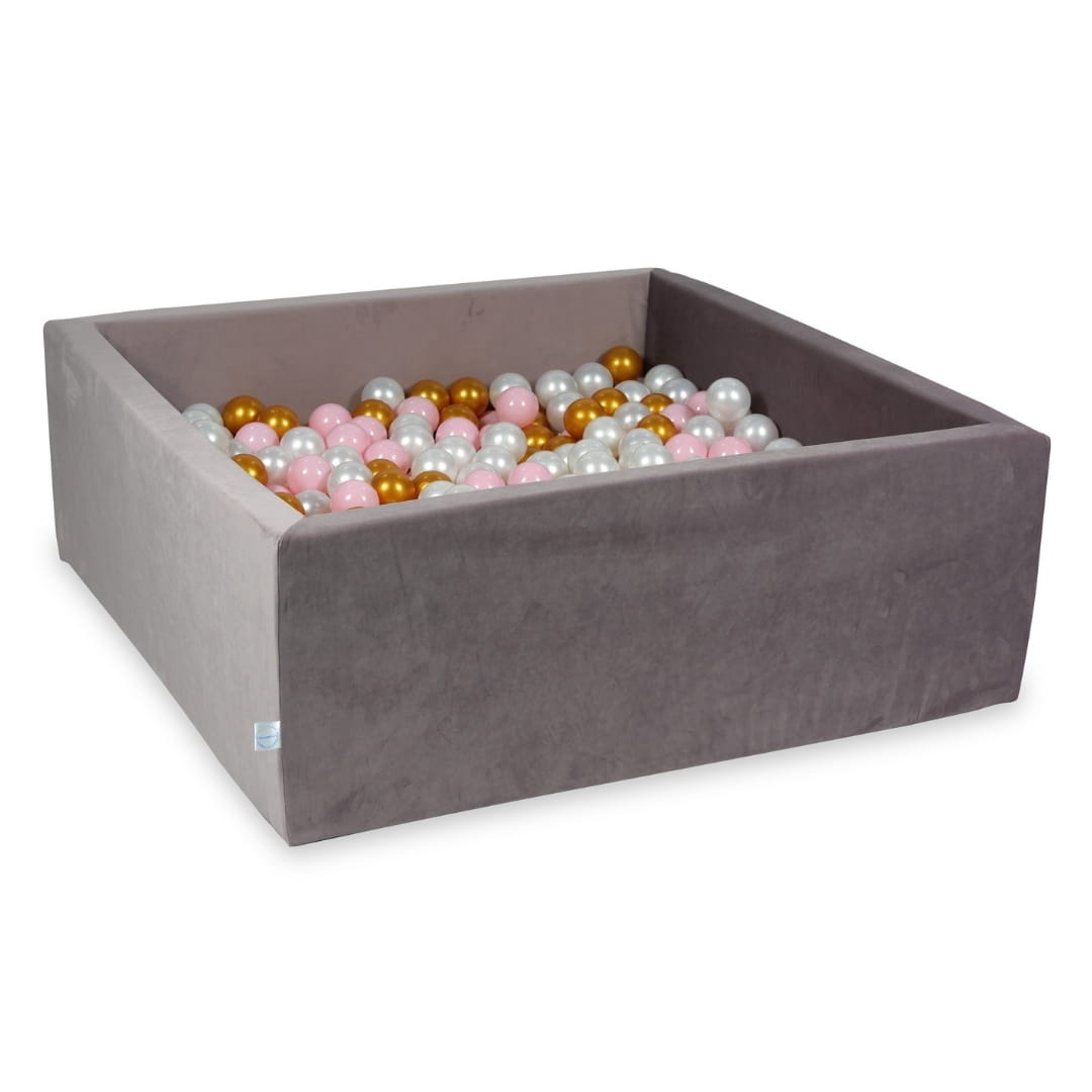 Ballenbak - 600 ballen - vierkant - 110x110x40 cm - lila