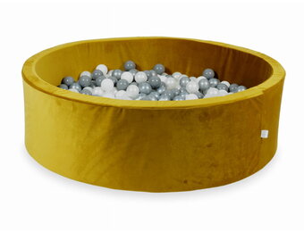 Ballenbak - 700 ballen - goud, multicolour - 130x40cm - rond