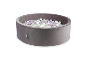 Ballenbak - lichtpaars - 130x40cm - 700 ballen - rond