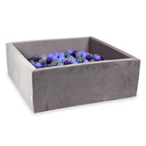 Ballenbak - lila - 600 ballen - vierkant - 110x110x40cm