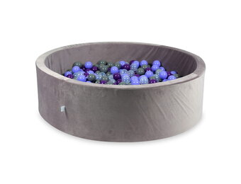 Ballenbak - lichtpaars - 130x40cm - rond - 700 ballen