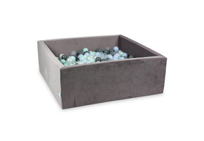 Ballenbak - vierkant - lila - 600 ballen -110x110x40cm