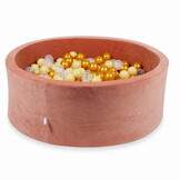 Ballenbak - 110x40cm - 500 ballen - terra, multicolour - rond