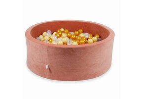 Ballenbak - 110x40cm - 500 ballen - terra, multicolour - rond