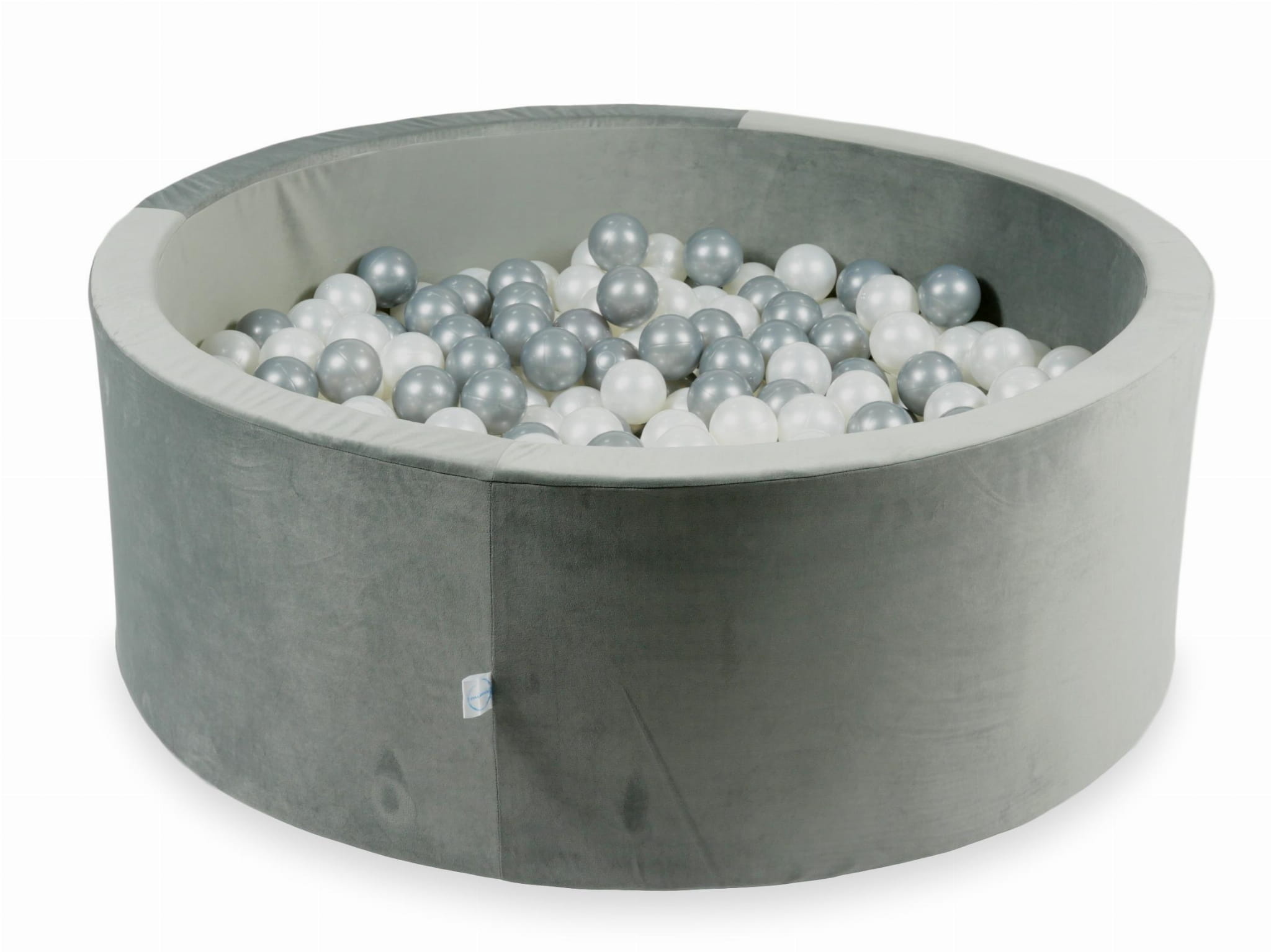 Ballenbak - grijs, multicolour - 500 ballen - rond - 110x40cm