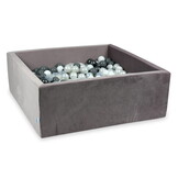 Ballenbak - lila -110x110X40cm - 600 ballen - vierkant