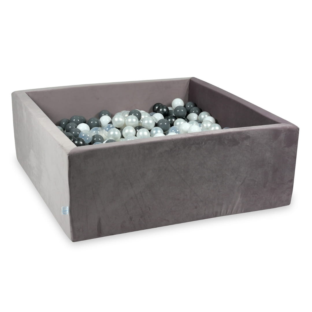 Ballenbak - lila -110x110X40cm - 600 ballen - vierkant