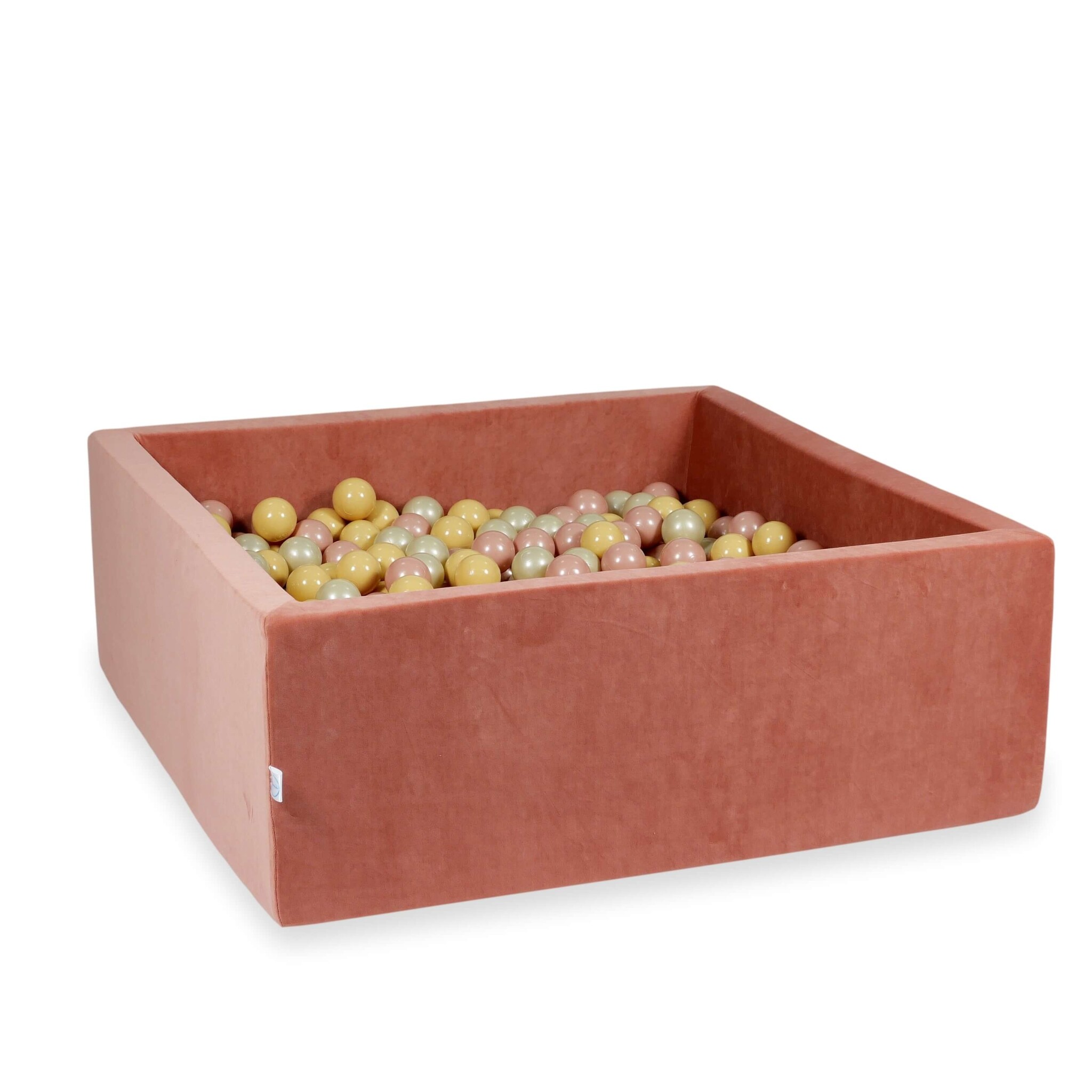 Ballenbak - vierkant - 600 ballen - terra - 110x110x40cm