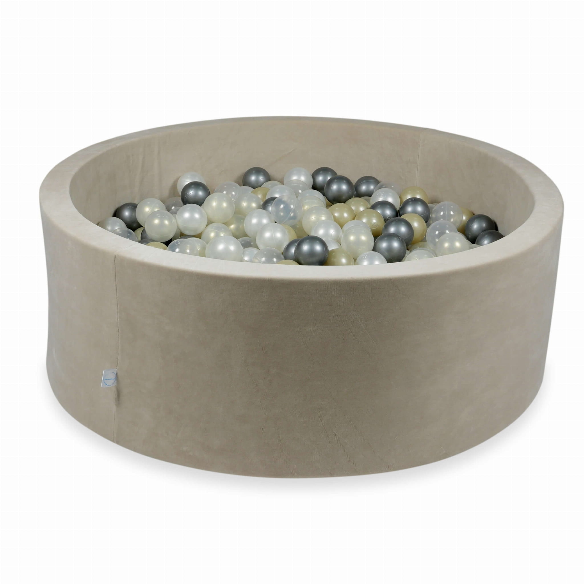 Ballenbak - 110x40cm - 500 ballen - beige, multicolour - rond