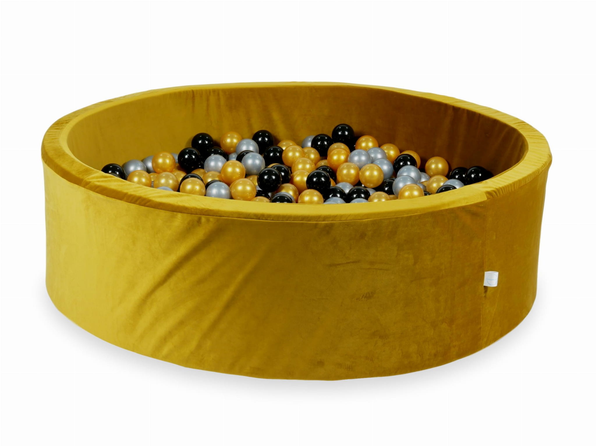 Ballenbak - 130x40cm - goud, multicolour - rond - 700 ballen