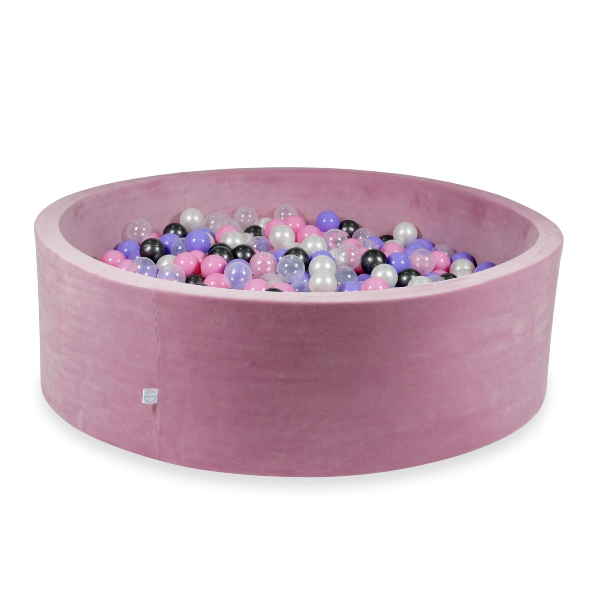 Ballenbak - 130x40cm - roze, multicolour - 700 ballen - rond
