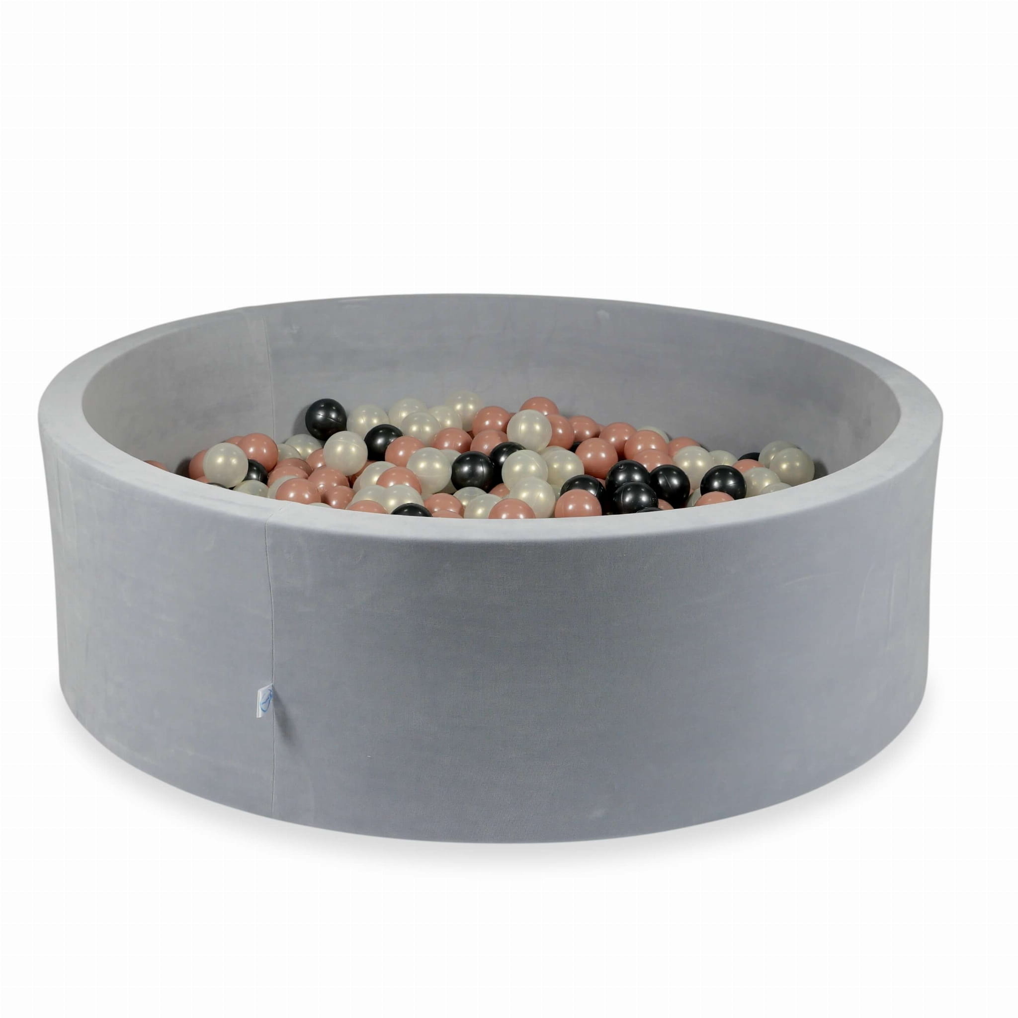 Ballenbak - rond - lichtgrijs - 130x40cm - 700 ballen