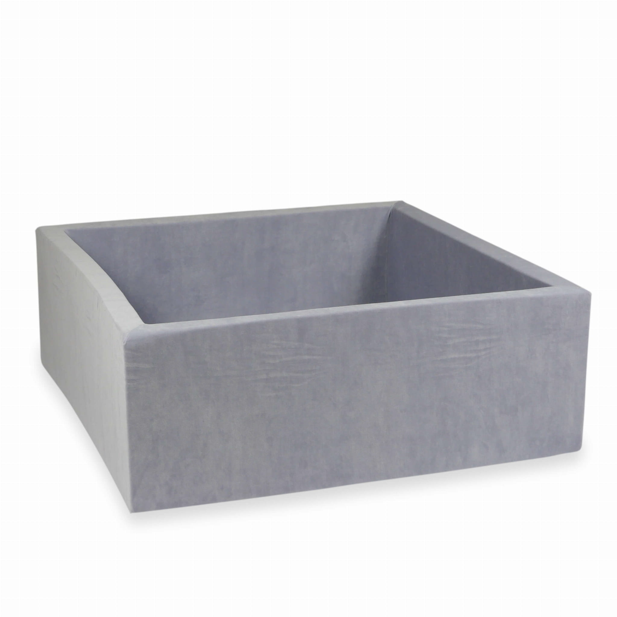 Ballenbak - lichtgrijs - vierkant - 110x110x40cm - zonder ballen