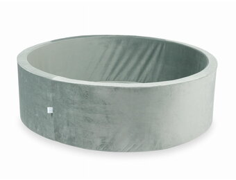 Ballenbak - 130x40cm - grijs - rond - zonder ballen