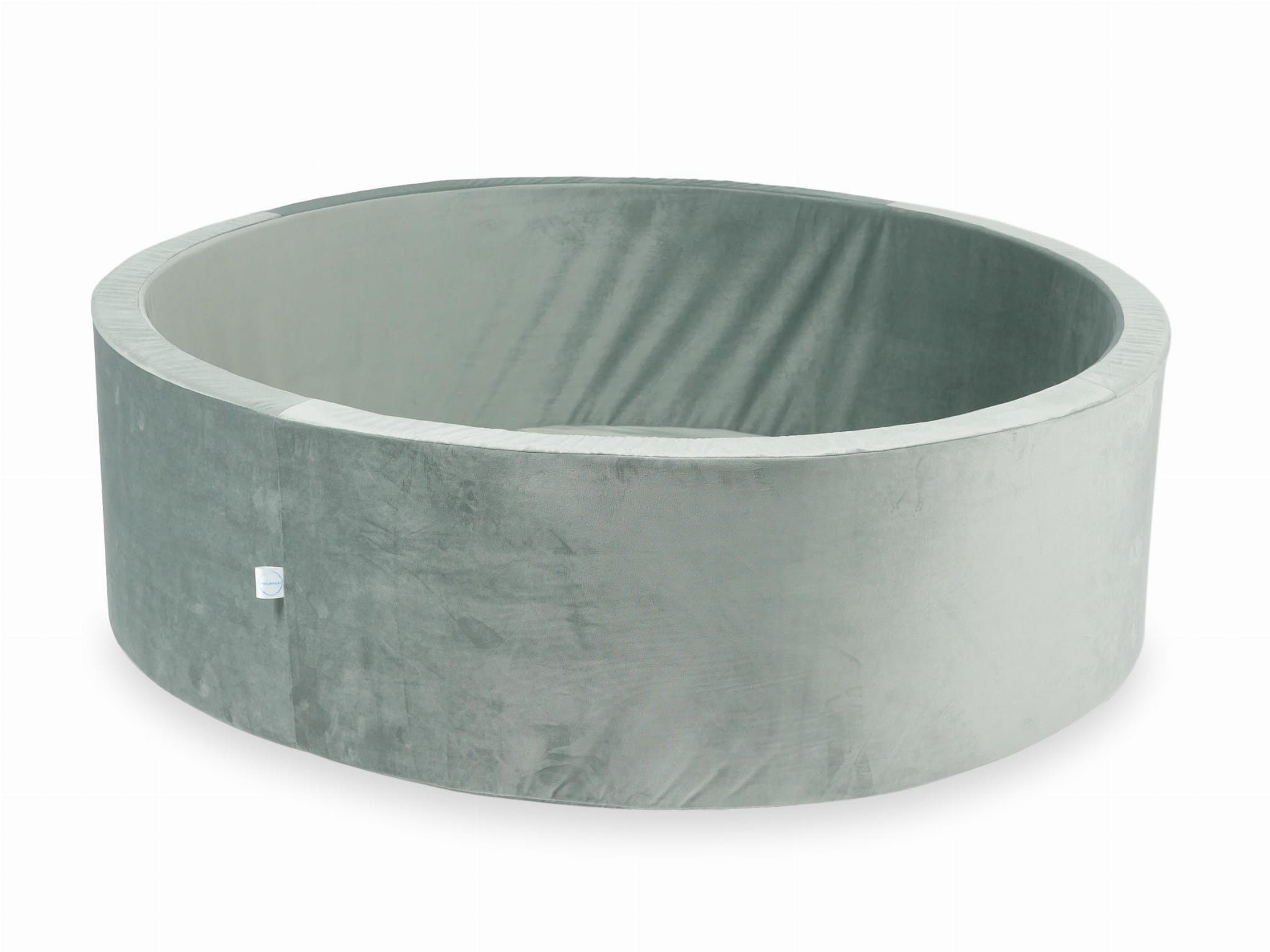 Ballenbak - 130x40cm - grijs - rond - zonder ballen