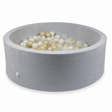 Ballenbak - lichtgrijs - 500 ballen - rond - 110x40cm