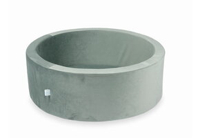 Ballenbak - grijs - 90x30cm - rond - zonder ballen