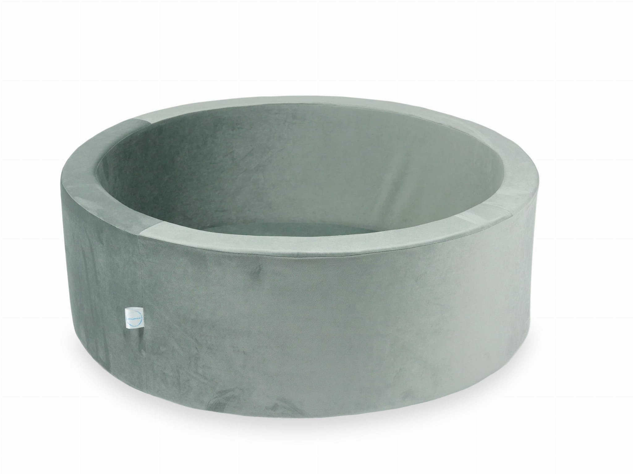 Ballenbak - grijs - 90x30cm - rond - zonder ballen