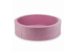 Ballenbak - rond - 110x30cm - roze - zonder ballen