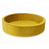 Ballenbak - rond - zonder ballen - goud - 130x30cm