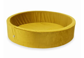 Ballenbak - rond - zonder ballen - goud - 130x30cm