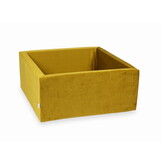 Ballenbak - zonder ballen - 90x90x40cm - velvet - goud