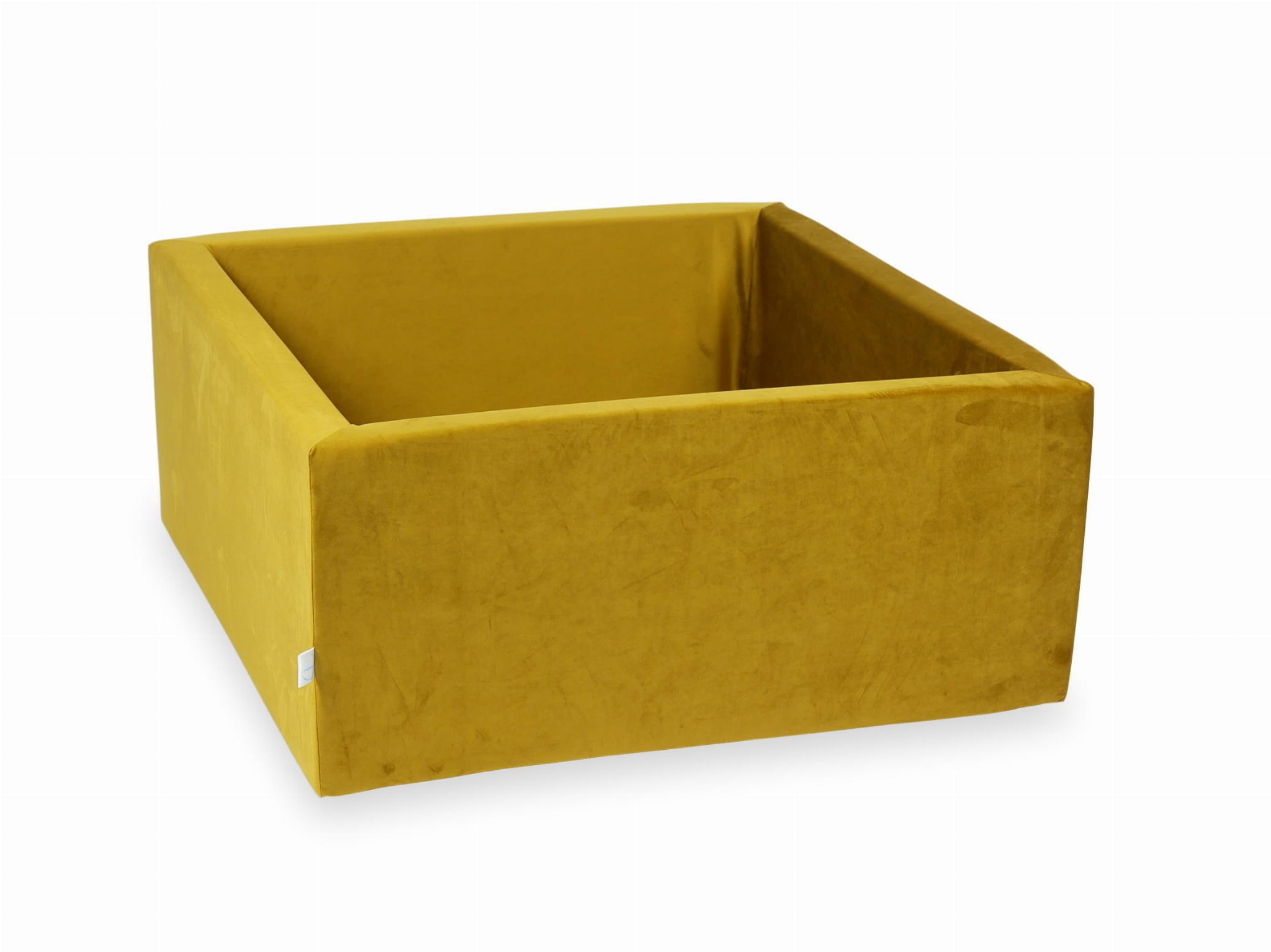 Ballenbak - zonder ballen - 90x90x40cm - velvet - goud