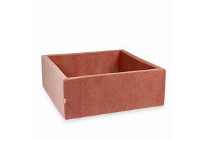 Ballenbak - zonder ballen 110x110x40cm - terra - vierkant
