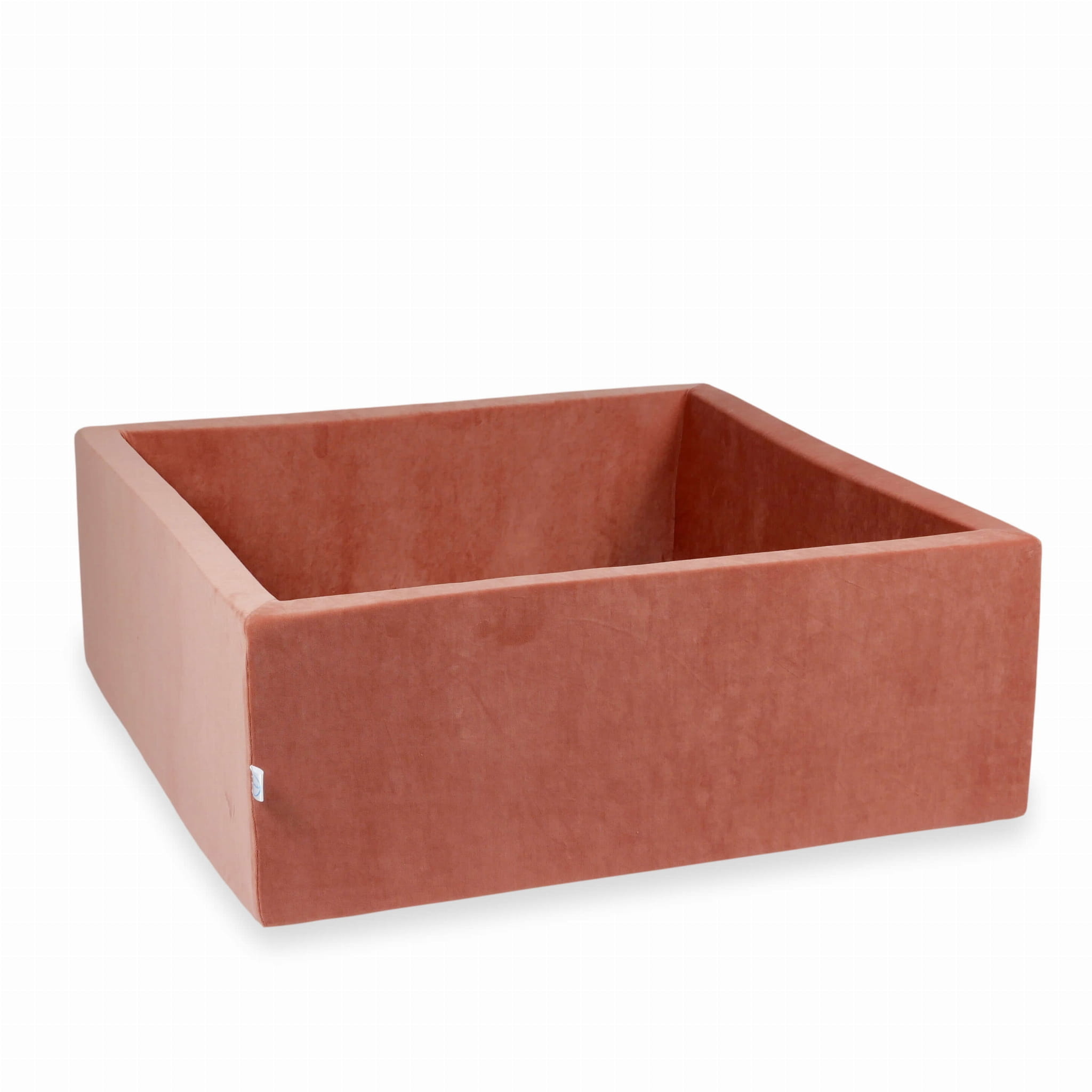 Ballenbak - zonder ballen 110x110x40cm - terra - vierkant