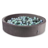 Ballenbak - rond - 130x30cm - 600 ballen - lichtpaars