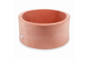 Ballenbak - 90x40 cm - zonder ballen - velvet - terra