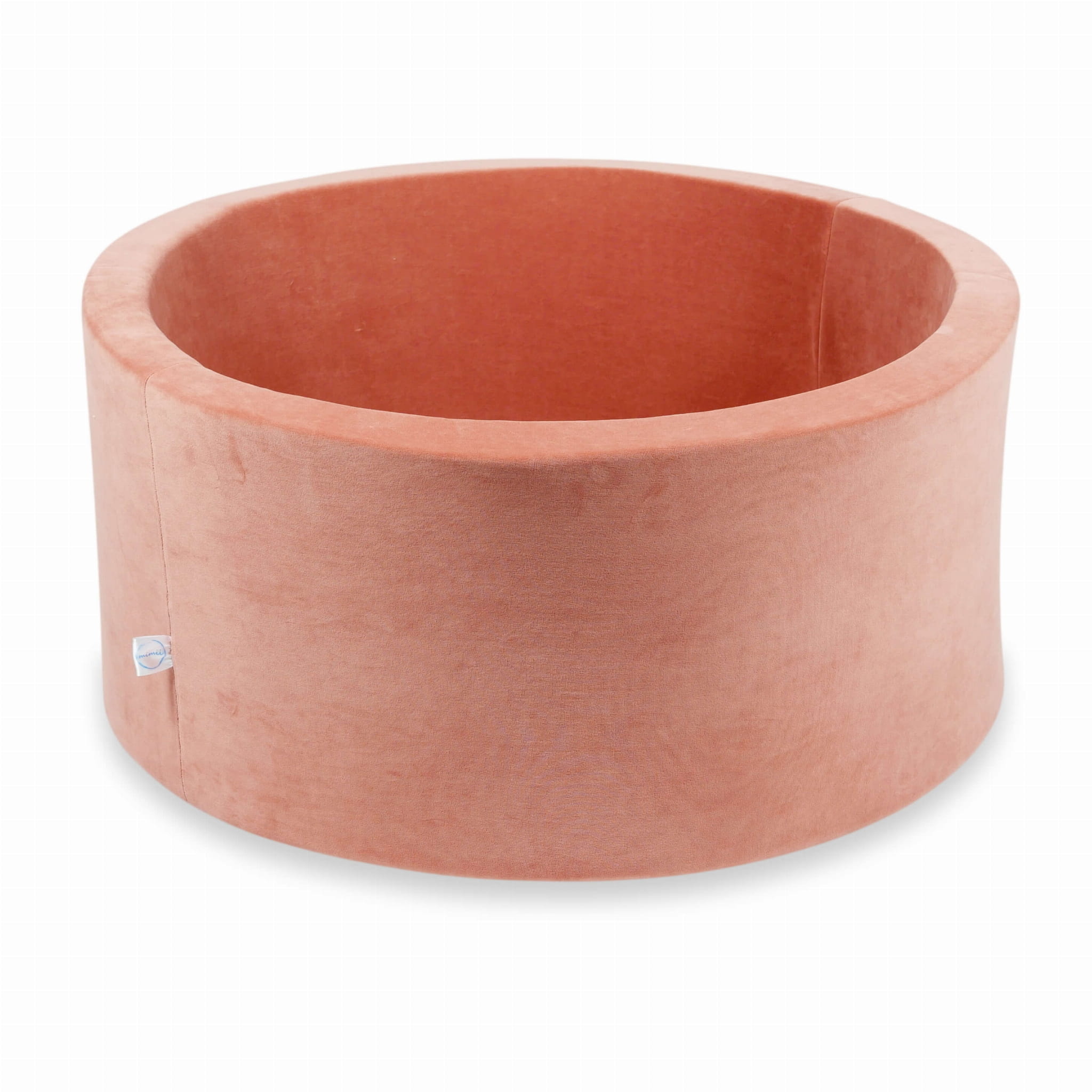 Ballenbak - 90x40 cm - zonder ballen - velvet - terra