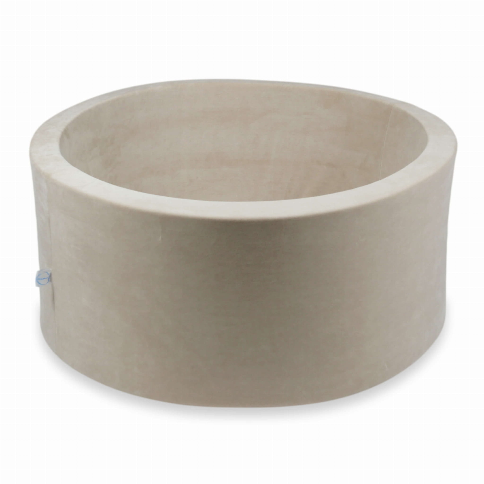 Ballenbak - 90x40cm - beige - zonder ballen - velvet