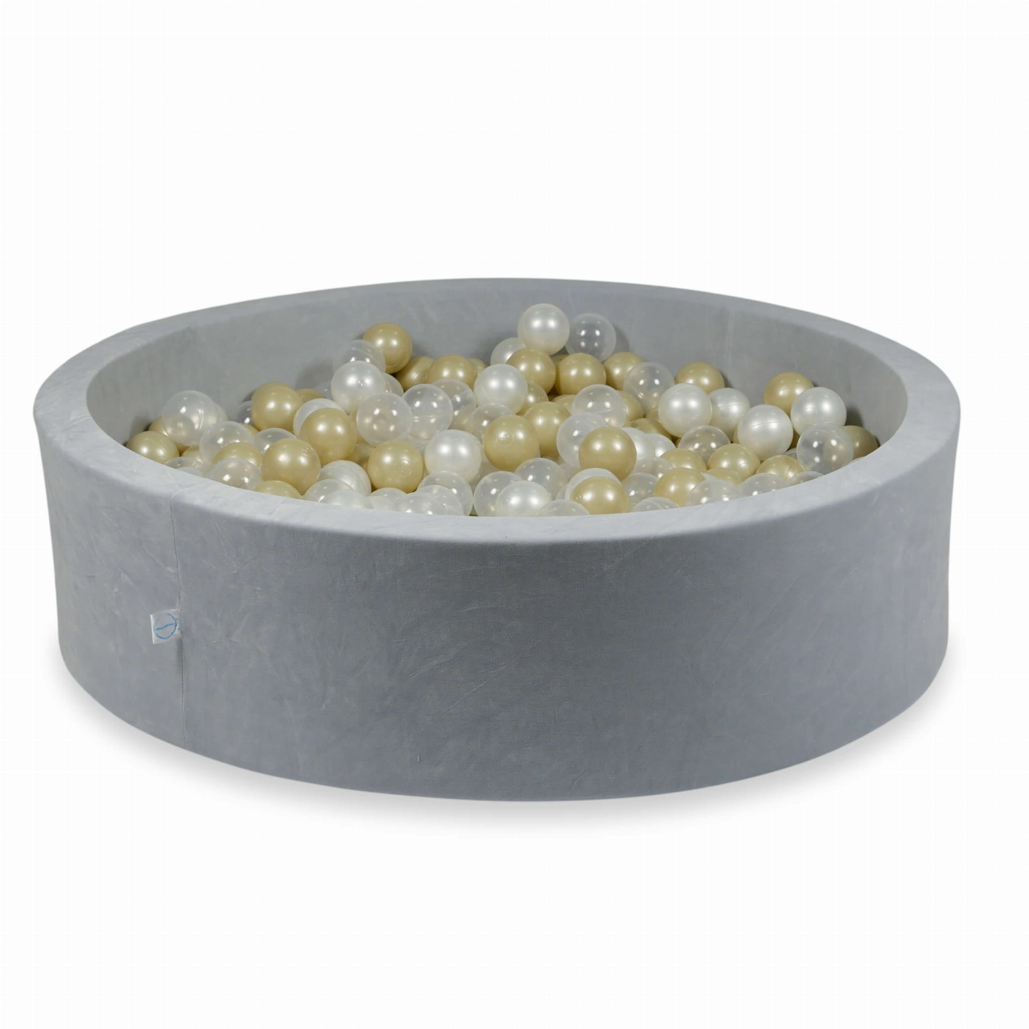 Ballenbak - 110x30cm - lichtgrijs - 400 ballen - rond