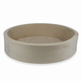 Ballenbak - 130x30cm - rond - zonder ballen - beige