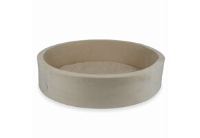 Ballenbak - 130x30cm - rond - zonder ballen - beige