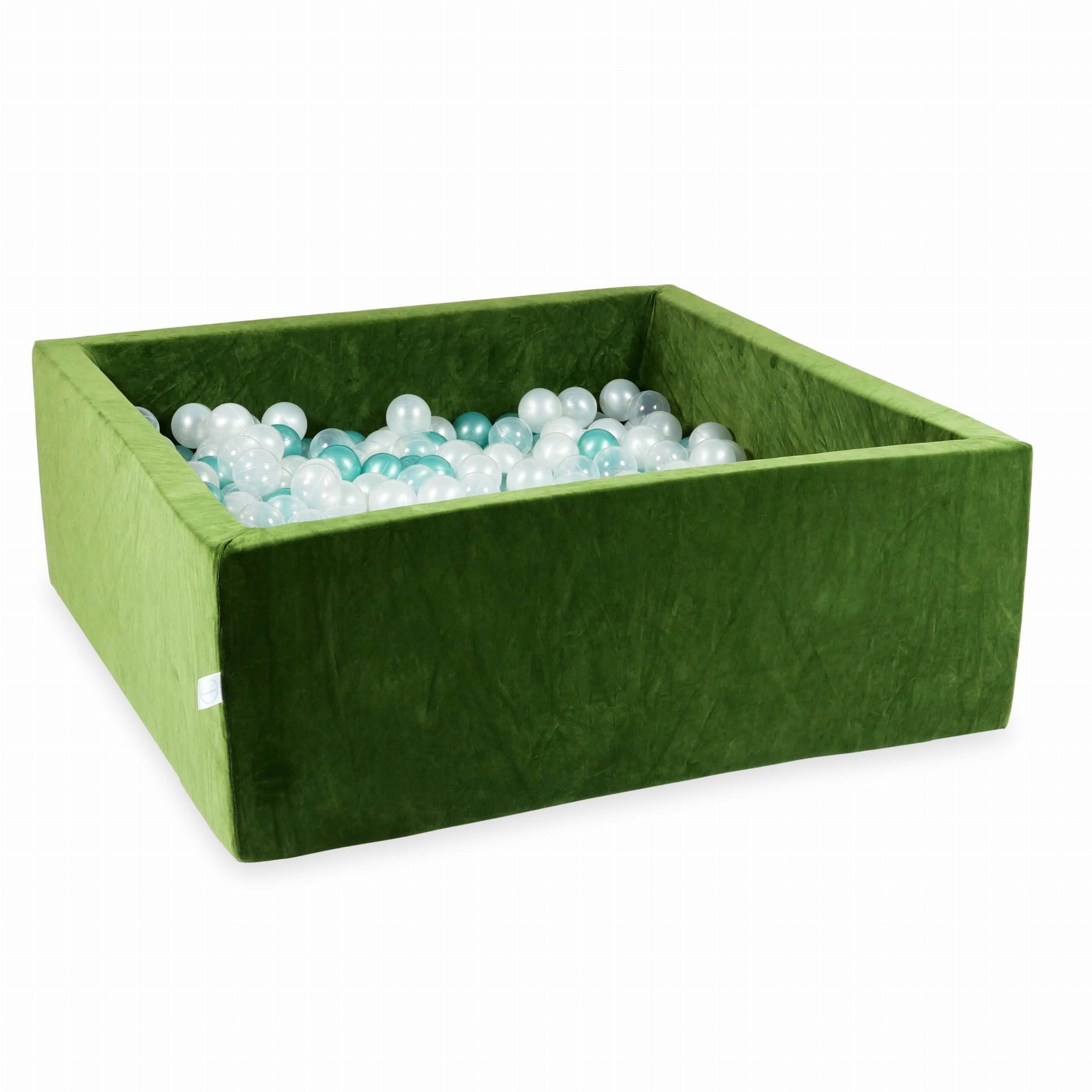 Ballenbak - 600 ballen - zacht olijfgroen - 110x110x40cm