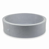 Ballenbak - lichtgrijs - rond - zonder ballen - 110x30cm