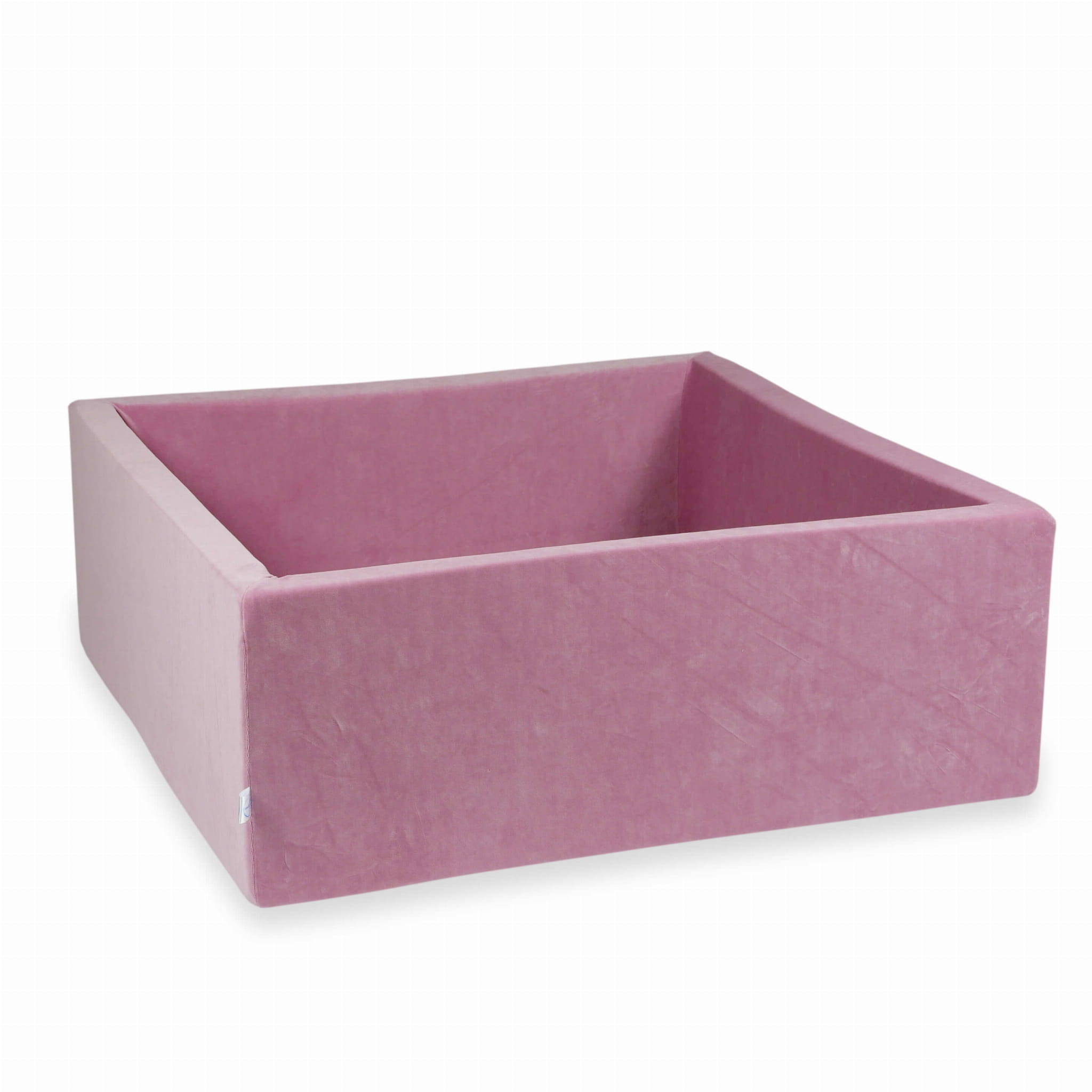 Ballenbak - roze - zonder ballen - vierkant - 110x110x40cm