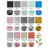 Ballenbak - 400 ballen - velvet - roze, multicolour - 110x30cm