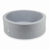 Ballenbak - lichtgrijs - rond - 90x30cm - zonder ballen