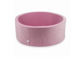 Ballenbak - 110x40cm - rond - roze - zonder ballen